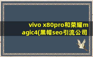 vivo x80pro和荣耀magic4(黑帽seo引流公司)版_vivo x80pro和荣耀magic4pro